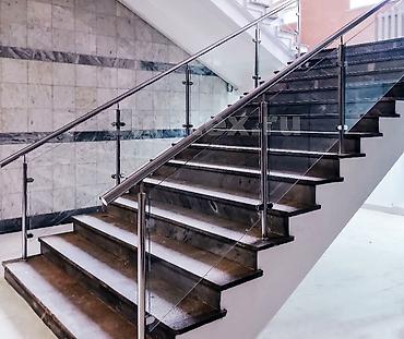 Изготовление перил: Перила и ограждения из нержавеющей стали - Материал: нержавеющая — 15