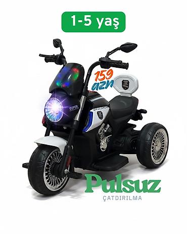 Uşaq üçün elektrik maşınları: 🏍 Uşaq üçün motosiklet – sərfəli və əyləncəli seçim! 👶 5 yaşa kimi — 3