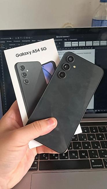 Samsung Galaxy A54 5G, черный - Экран 6.4", Super AMOLED, 120 Гц