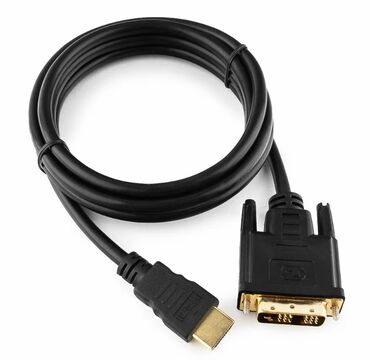 Установка систем наблюдения и безопасности: HDMI-DVI кабель 1.5м, качественный. отлично подходит для DVR, NVR