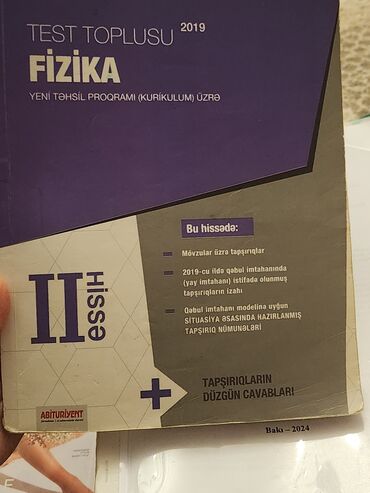 fizika sual və məsələlər 6 7: Fizika toplu