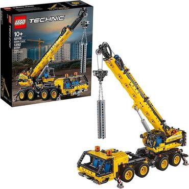 lego brick headz seriyalı uşaq konstruktorları: Lego Konstruktor LEGO Technic 42108 Mobil kran Brend: LEGO Orjinal