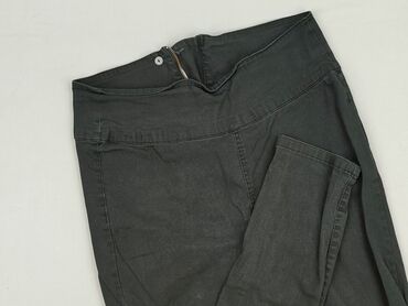 buty na koturnie czarne deichmann: Esmara, Material trousers for women