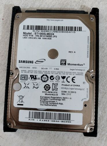 hard disk satilir: Hard disk 1 TB saglamliq 100/100% islenmis ve problemsizdir