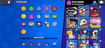 oyun kart: Brawl Stars hesabı – yüksək göstəricilər və zəngin kolleksiya - Kupa — 8