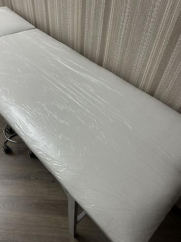 Salon, tibbi mebel: Kusetka + taburet birlikde Kosmetoloji qatlanmayan kusetka — 3