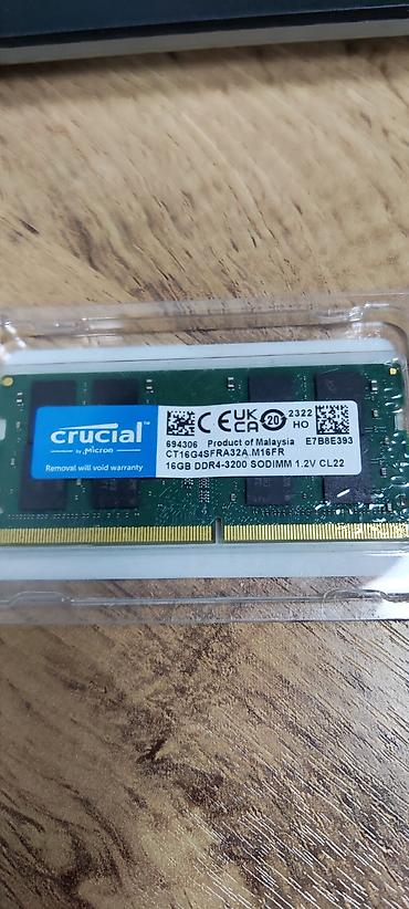 i5 3570: Оперативная память (RAM) для ПК, Новый, Crucial, 16 ГБ, DDR4, 3200 МГц — 3