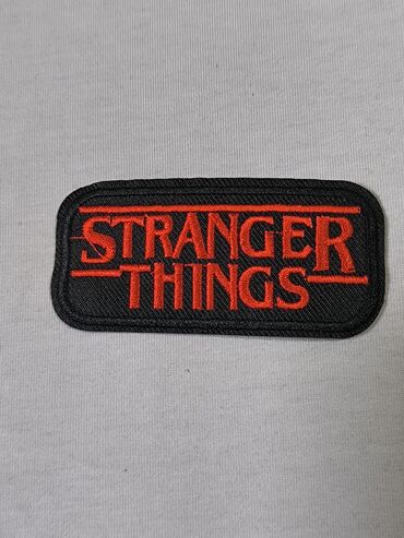 the game of thrones sa prevodom: Crna pravougaona prišivač patch sa izvezenim logotipom „Stranger