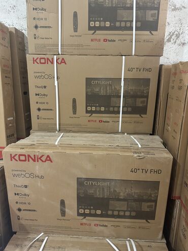 Телевизоры: Телевизоры KONKA 43 webos hub 110 см диагональ, гарантия 3 года