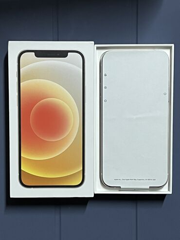айфон х бу бишкек: IPhone 12, Колдонулган, 256 ГБ, Ак, Куту, 78 %