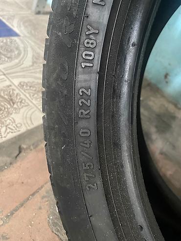 Təkərlər: İşlənmiş Şin Pirelli 275 / 40 / R 22 — 2