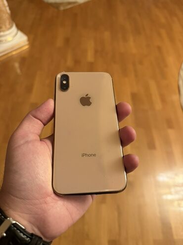 iphone x barter var: IPhone Xs, 64 GB, Qızılı, Face ID
