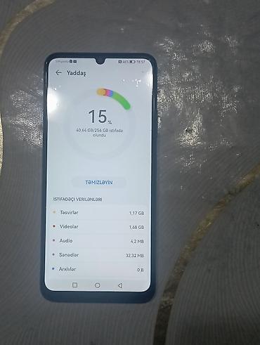 komputer adapterleri: Huawei nova Y71, 256 GB, rəng - Boz — 1