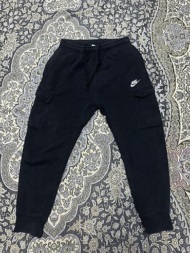 джинсы мужские: Спортивные штаны Nike Cargo Joggers - Цвет: черный - Посадка — 1