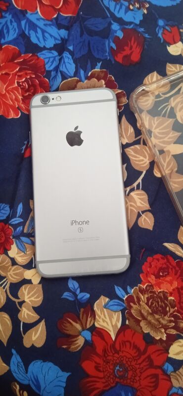 купить бу ноутбук в бишкеке: IPhone 6s, Колдонулган, Space Gray, Каптама, 100 %