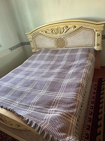Эки кишилик керебет, Колдонулган, Матрасы бар, узуну - 220 см — 6