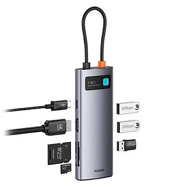 apple ipad mini 6: Baseus Joystar 7-in-1 B00030708811-01 USB-C HUB Çoxfunksiyalı USB-C — 2