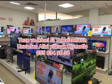 Televizorlar: Yeni ve ikinci el Televizor ve Playstation Ünvandan Alisi. Satmaq