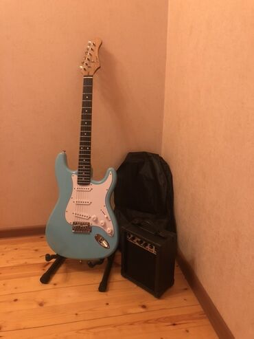 Velosiped ehtiyyat hissələri: Elektron gitara, Fender, 6 sim