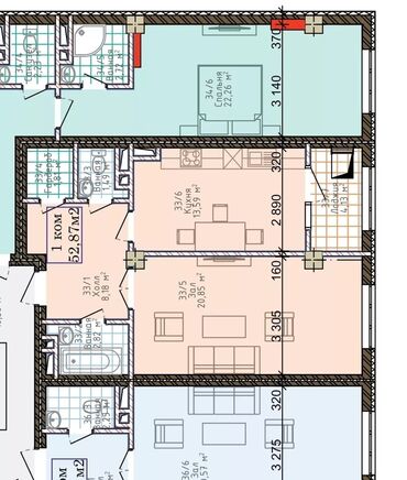 цена хаггис элит софт 1: 1 комната, 52 м², Элитка, 4 этаж, ПСО (под самоотделку)
