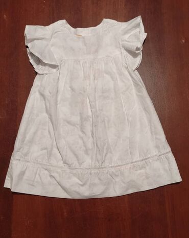 платья шелк: Детское платье, цвет - Белый, Б/у