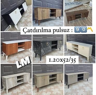 televizor atlığı: TV altlığı – müxtəlif dizaynlarda Ölçü: 120 x 52 x 35 sm — 1