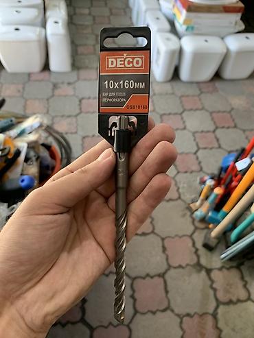 Бур для перфоратора DECO 10×160 мм (модель OSB10160) - Диаметр: 10 мм