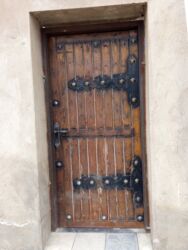 Həyət darvazaları: İşlənmiş Dəmir Həyət darvazası, Yana açılan, 3 m, Mexaniki, Qapı ilə, rəng - Qəhvəyi — 4