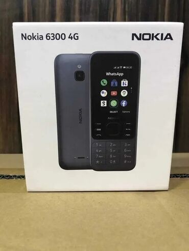 Mobilni telefoni: Nokia 6300 4G, bоја - Crna