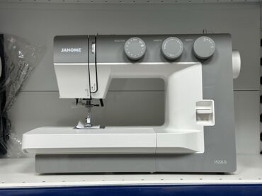 рукавная швейная машина: Тигүүчү машина Janome, Электромеханикалык, Автомат