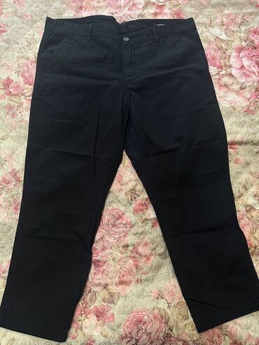 джинсовые брюки женские: Брюки 6XL (EU 52), 7XL (EU 54), цвет - Черный
