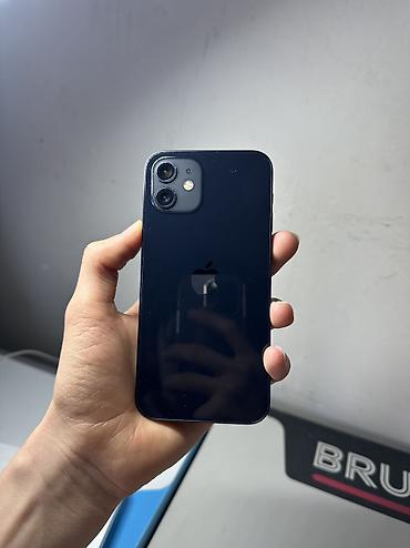 телефон бишкек бу: IPhone 12, Колдонулган, 128 ГБ, Кара, 78 % — 1