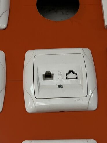 дамашный телефон: Розетка, Viko, Наружные, 2 гнезда