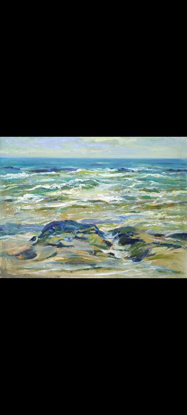 Şəkillər, tablolar: Rəssam Mirteyyub Xəlilovun əl işləri. (Müxtəlif ölçülü Xols, Karton — 21