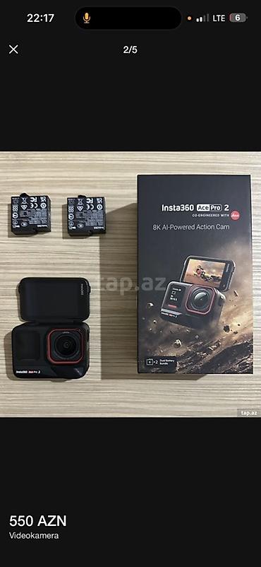 Фото и видеокамеры: Insta360 Ace Pro 2 – 8K AI-Powered Action Cam (Leica ilə birlikdə — 2
