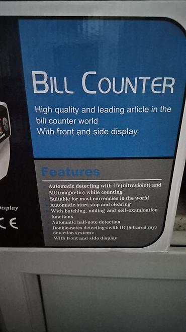 mini kassa: Məhsul: Bill Counter – banknot sayğacı, LED displeyli, CE sertifikatlı — 2