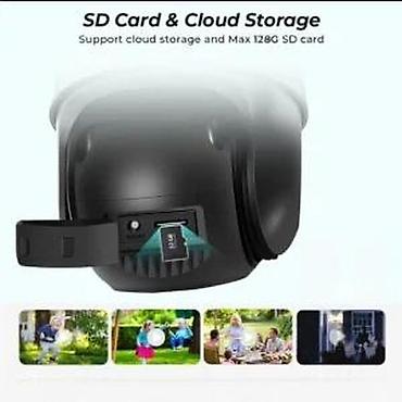 Kamere za video nadzor: Spoljna Wi‑Fi PTZ sigurnosna kamera – GuoanVision 4K Ultra HD, 8MP — 14