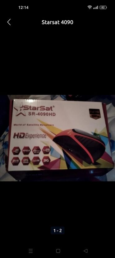 printer rengli: StarSat SR-4090HD peyk qəbuledicisi yüksək dəqiqlikli HD təcrübəsi
