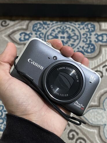 чехол на фотоаппарат canon: Canon PowerShot SX 220 HS Veziyyeti normaldir. Adapter, kart, iplik
