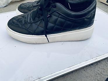 adidas campus: Черные кеды/сникеры с простежкой - Верх: мягкий кожзам с ромбовидной — 2