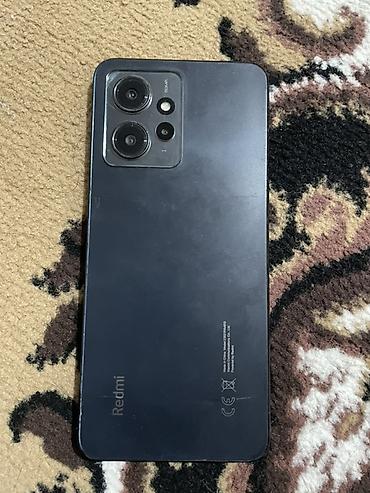 холодильник бу ош: Redmi, Redmi Note 12, Б/у, 128 ГБ, цвет - Черный, 2 SIM — 1