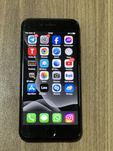 Apple iPhone: IPhone 7, 32 GB, Jet Black, Barmaq izi