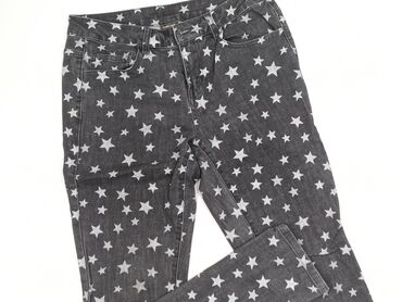 spodnie damskie joggery jeans: Jeansy damskie, Pieces, M