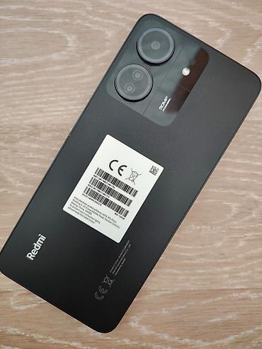 Уюлдук телефондор жана аксессуарлар: Redmi, Redmi 13C, Колдонулган, 128 ГБ, түсү - Кара, 2 SIM — 2