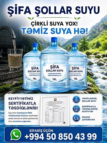 su şlanq: Şifa Şollar Suyu – təmiz, təbii mineral sudur. Zəm-zəm qatqılı, 19 — 1
