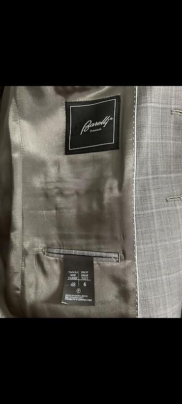 Костюмы: Серый пиджак Barelli Premium Original 100% носил пару раз качество — 3