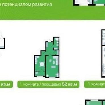 Продажа квартир: 1 комната, 52 м², Нижний Джал (Джал-23) Элитка, 5 этаж, ПСО (под самоотделку) — 7