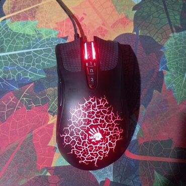 клик: Игровая проводная мышь Bloody A90 б/у - Оптический сенсор, питание