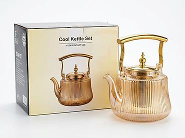 каркаде чай: Стеклянный чайник Cool Kettle Set - Материал: термостойкое — 1