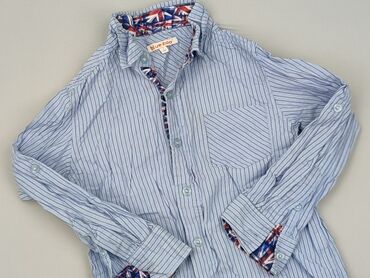 koszula w rowery: Shirt 7 years, condition - Very good, pattern - Striped, color - Light blue